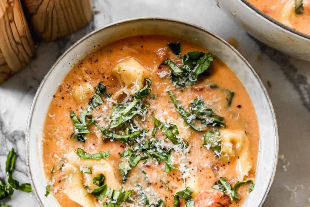 Creamy Tortellini Soup