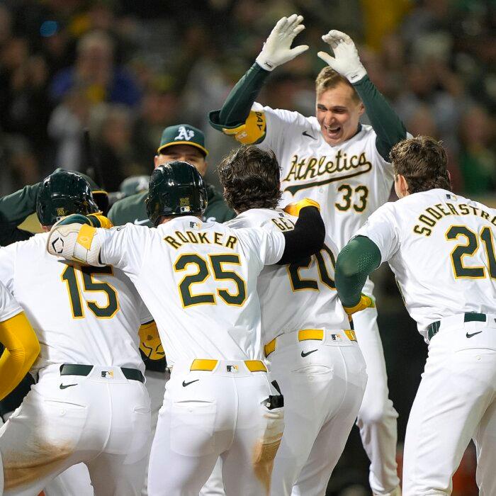 JJ Bleday Hits Leadoff Homer in 9th to Give the A’s a 2–1 Victory the Blue Jays